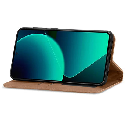 For Xiaomi 13T Pro / 13T / Redmi K60 Ultra Phone Cover Card Slots Skin-touch Feeling PU Leather Phone Stand Case