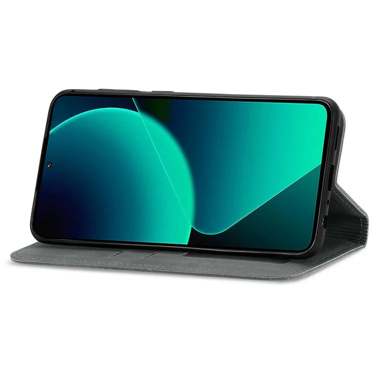For Xiaomi 13T Pro / 13T / Redmi K60 Ultra Phone Cover Card Slots Skin-touch Feeling PU Leather Phone Stand Case
