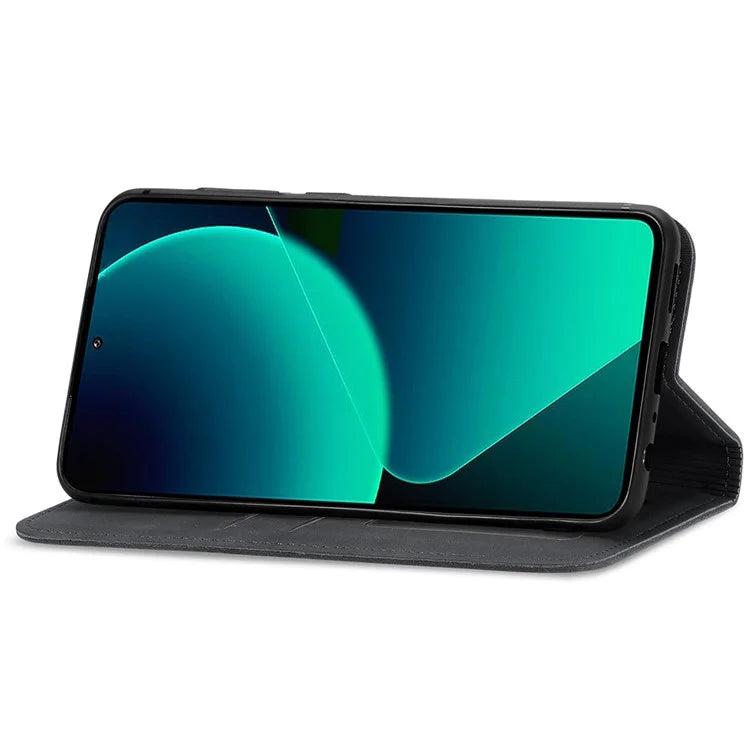For Xiaomi 13T Pro / 13T / Redmi K60 Ultra Phone Cover Card Slots Skin-touch Feeling PU Leather Phone Stand Case