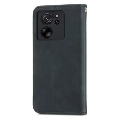 For Xiaomi 13T Pro / 13T / Redmi K60 Ultra Phone Cover Card Slots Skin-touch Feeling PU Leather Phone Stand Case