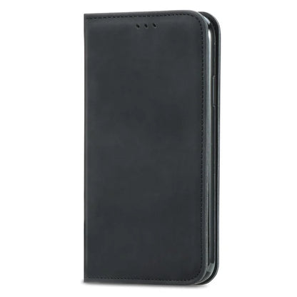Card Slots Phone Stand Case for Samsung Galaxy S23 Skin-Touch Feeling PU Leather Phone Shell