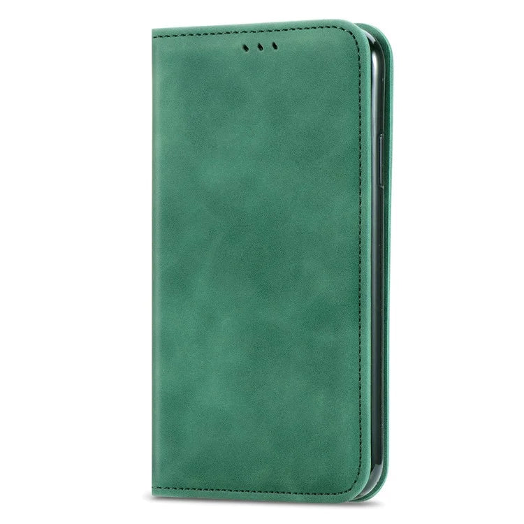 For Xiaomi Poco X5 Pro 5G / Redmi Note 12 Pro Speed 5G / Redmi Note 12 Pro 5 Case Card Slots Skin-touch Phone Stand Leather Cover