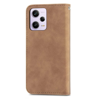 For Xiaomi Poco X5 Pro 5G / Redmi Note 12 Pro Speed 5G / Redmi Note 12 Pro 5 Case Card Slots Skin-touch Phone Stand Leather Cover