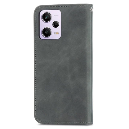 For Xiaomi Poco X5 Pro 5G / Redmi Note 12 Pro Speed 5G / Redmi Note 12 Pro 5 Case Card Slots Skin-touch Phone Stand Leather Cover