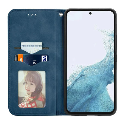 For Samsung Galaxy A54 5G Case Skin-touch Magnetic Auto Closing Stand Phone Cover