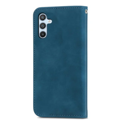 For Samsung Galaxy A54 5G Case Skin-touch Magnetic Auto Closing Stand Phone Cover
