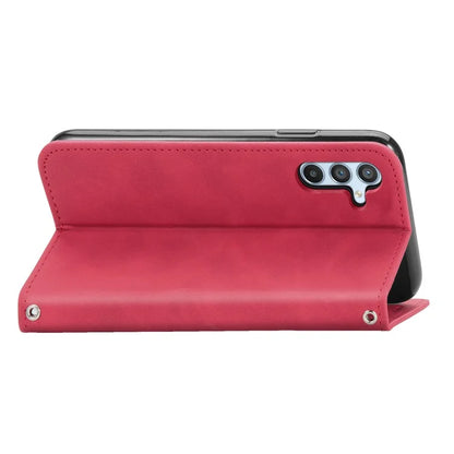 For Samsung Galaxy A54 5G Case Skin-touch Magnetic Auto Closing Stand Phone Cover