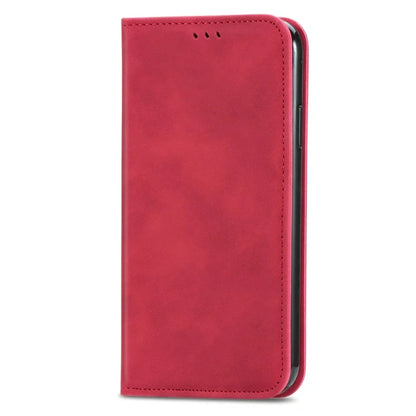 For Samsung Galaxy A54 5G Case Skin-touch Magnetic Auto Closing Stand Phone Cover