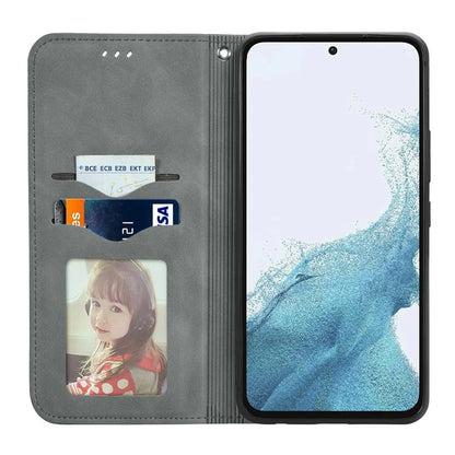 For Samsung Galaxy A54 5G Case Skin-touch Magnetic Auto Closing Stand Phone Cover