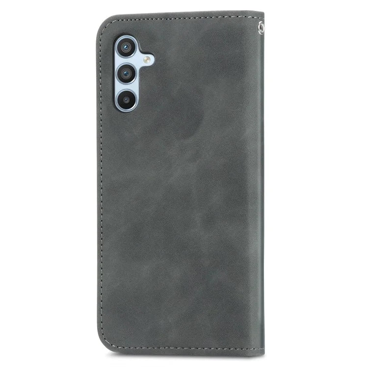 For Samsung Galaxy A54 5G Case Skin-touch Magnetic Auto Closing Stand Phone Cover