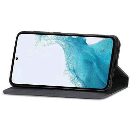 For Samsung Galaxy A54 5G Case Skin-touch Magnetic Auto Closing Stand Phone Cover
