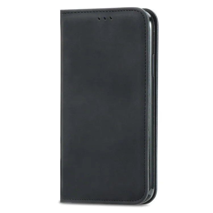 For Samsung Galaxy A54 5G Case Skin-touch Magnetic Auto Closing Stand Phone Cover