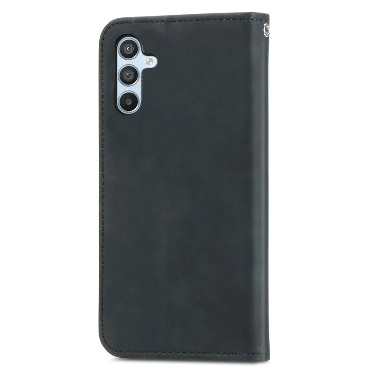 For Samsung Galaxy A54 5G Case Skin-touch Magnetic Auto Closing Stand Phone Cover