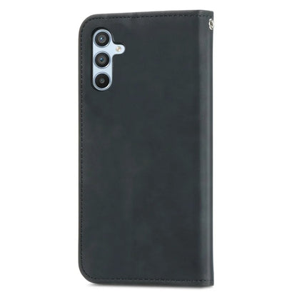 For Samsung Galaxy A54 5G Case Skin-touch Magnetic Auto Closing Stand Phone Cover
