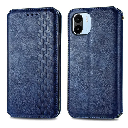 For Xiaomi Redmi A1 4G / Redmi A2 4G Cell Phone Cases Imprinted Rhombus Pattern Stand Cover