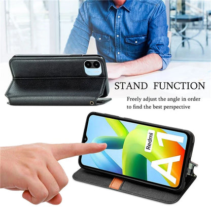 For Xiaomi Redmi A1 4G / Redmi A2 4G Cell Phone Cases Imprinted Rhombus Pattern Stand Cover