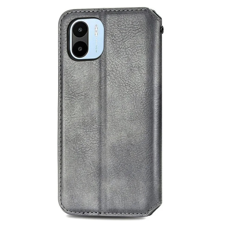 For Xiaomi Redmi A1 4G / Redmi A2 4G Cell Phone Cases Imprinted Rhombus Pattern Stand Cover
