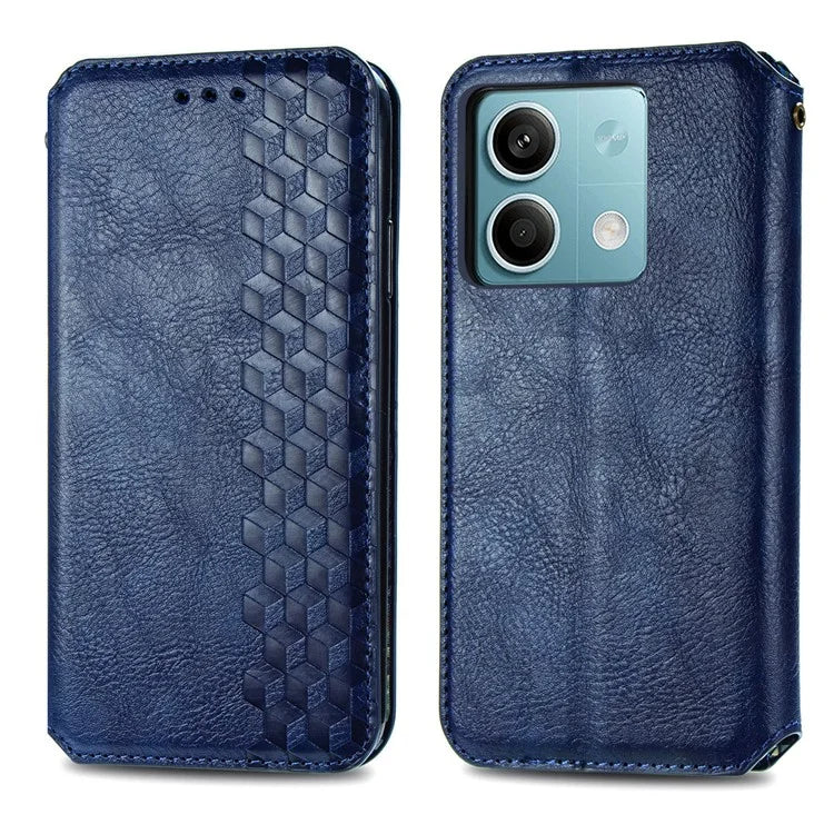 For Xiaomi Redmi Note 13 5G Magnetic Phone Case Anti-fall Leather Card Slots Cover