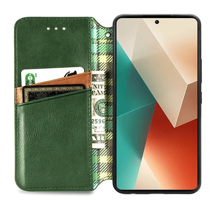For Xiaomi Redmi Note 13 5G Magnetic Phone Case Anti-fall Leather Card Slots Cover