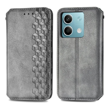 For Xiaomi Redmi Note 13 5G Magnetic Phone Case Anti-fall Leather Card Slots Cover