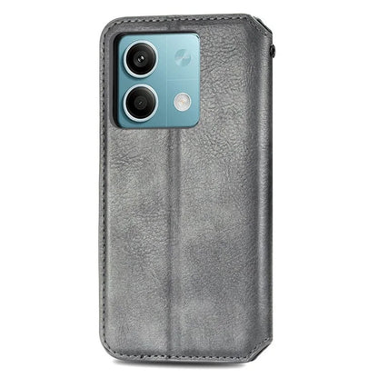 For Xiaomi Redmi Note 13 5G Magnetic Phone Case Anti-fall Leather Card Slots Cover