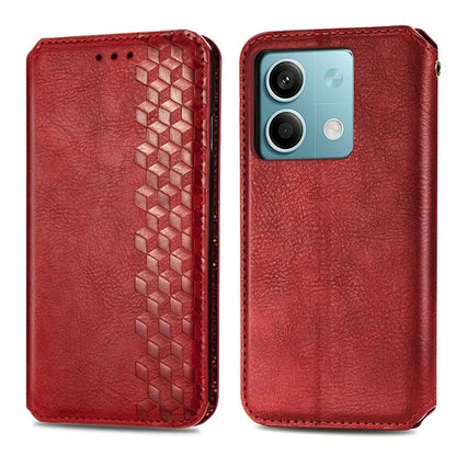 For Xiaomi Redmi Note 13 5G Magnetic Phone Case Anti-fall Leather Card Slots Cover