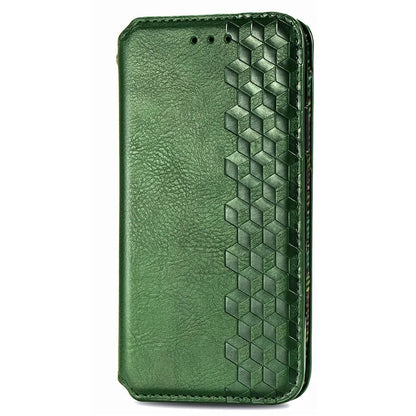 For Oppo A78 4G Case Rhombus Imprinted Wallet Stand Shockproof Mobile Phone Cover