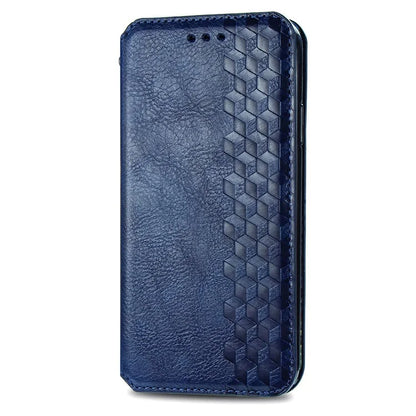 For Xiaomi Redmi Note 12 Pro 5G  /  12 Pro Speed 5G  /  Poco X5 Pro 5G Phone Cover Imprinted Rhombus Pattern Wallet Case