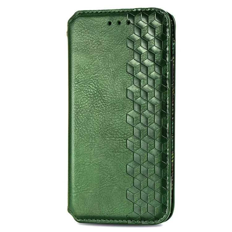 For Xiaomi Redmi Note 12 Pro 5G  /  12 Pro Speed 5G  /  Poco X5 Pro 5G Phone Cover Imprinted Rhombus Pattern Wallet Case