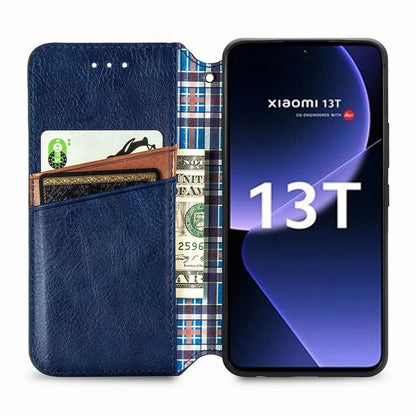 For Xiaomi 13T / 13T Pro / Redmi K60 Ultra Phone Cover Imprinted Anti-drop PU Leather Wallet Stand Case