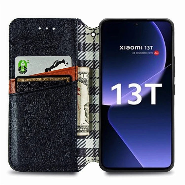 For Xiaomi 13T / 13T Pro / Redmi K60 Ultra Phone Cover Imprinted Anti-drop PU Leather Wallet Stand Case