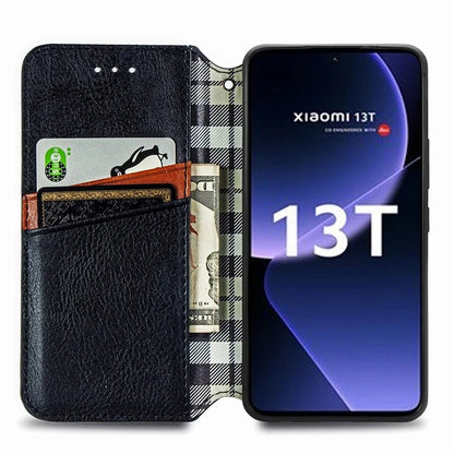 For Xiaomi 13T / 13T Pro / Redmi K60 Ultra Phone Cover Imprinted Anti-drop PU Leather Wallet Stand Case