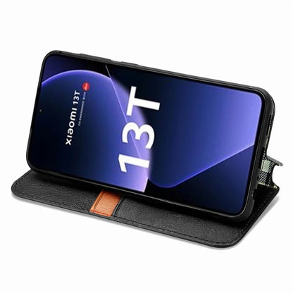 For Xiaomi 13T / 13T Pro / Redmi K60 Ultra Phone Cover Imprinted Anti-drop PU Leather Wallet Stand Case