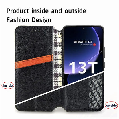 For Xiaomi 13T / 13T Pro / Redmi K60 Ultra Phone Cover Imprinted Anti-drop PU Leather Wallet Stand Case