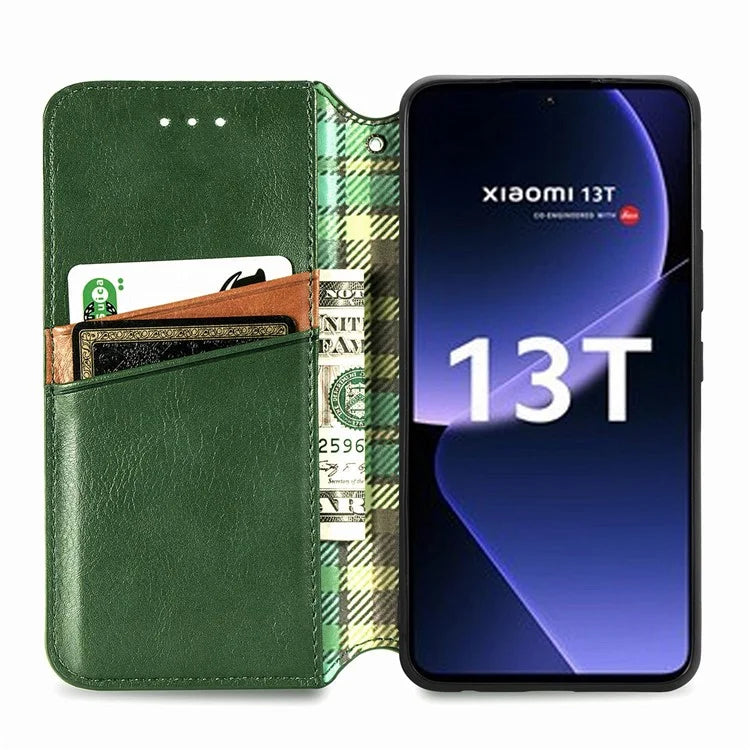 For Xiaomi 13T / 13T Pro / Redmi K60 Ultra Phone Cover Imprinted Anti-drop PU Leather Wallet Stand Case