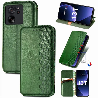 For Xiaomi 13T / 13T Pro / Redmi K60 Ultra Phone Cover Imprinted Anti-drop PU Leather Wallet Stand Case
