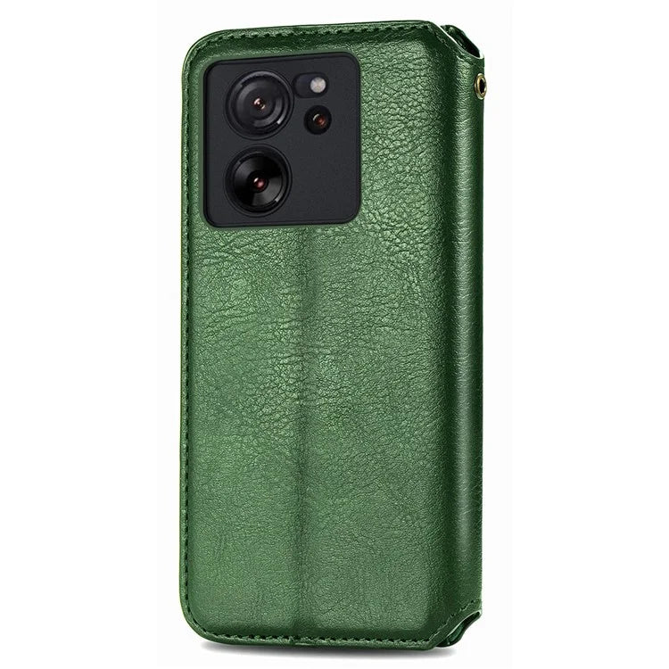 For Xiaomi 13T / 13T Pro / Redmi K60 Ultra Phone Cover Imprinted Anti-drop PU Leather Wallet Stand Case