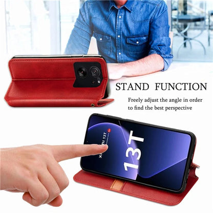For Xiaomi 13T / 13T Pro / Redmi K60 Ultra Phone Cover Imprinted Anti-drop PU Leather Wallet Stand Case