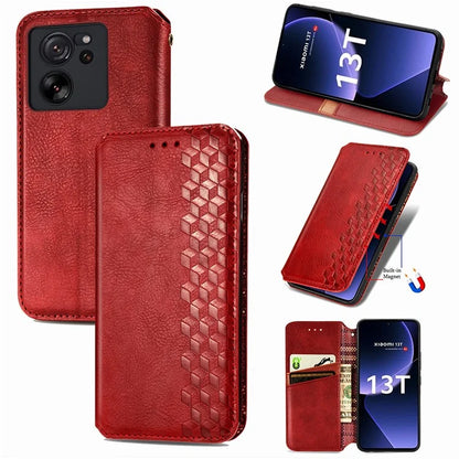 For Xiaomi 13T / 13T Pro / Redmi K60 Ultra Phone Cover Imprinted Anti-drop PU Leather Wallet Stand Case