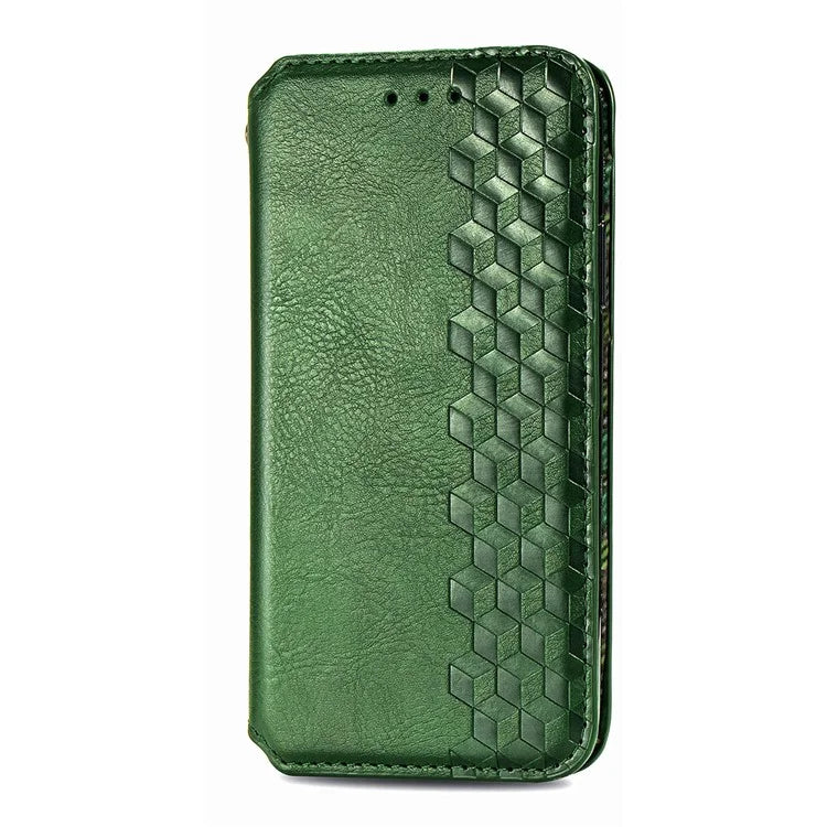 For Xiaomi Redmi Note 12 Pro+ 5G Cell Phone Case Rhombus Imprint Leather Full Protection Wallet Cover