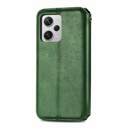 For Xiaomi Redmi Note 12 Pro+ 5G Cell Phone Case Rhombus Imprint Leather Full Protection Wallet Cover