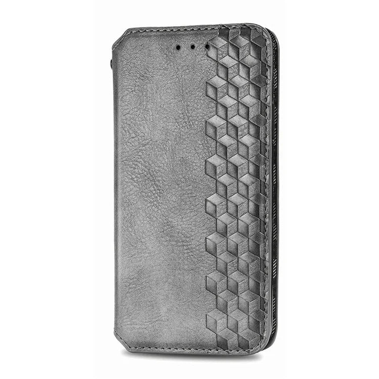 For Xiaomi Redmi Note 12 Pro+ 5G Cell Phone Case Rhombus Imprint Leather Full Protection Wallet Cover