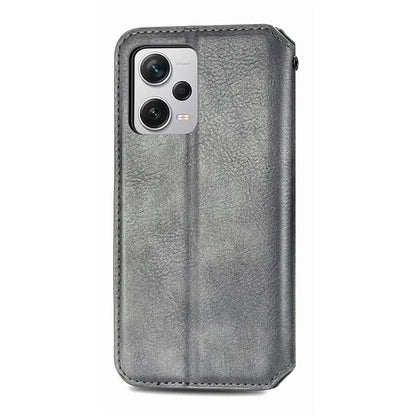 For Xiaomi Redmi Note 12 Pro+ 5G Cell Phone Case Rhombus Imprint Leather Full Protection Wallet Cover