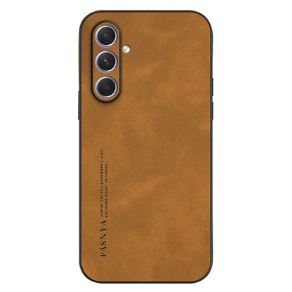 For Samsung Galaxy A14 5G / A14 4G Case TPU + PU Comfort-Grip Skin-Feel Smartphone Case