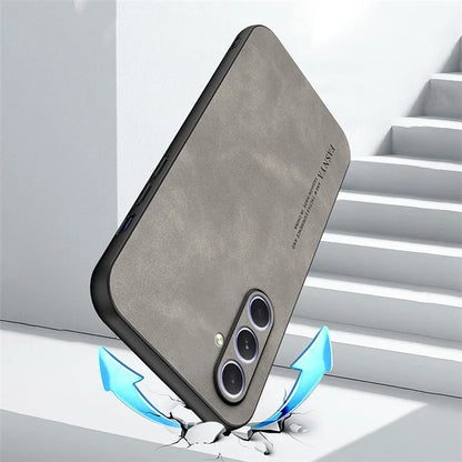 For Samsung Galaxy A14 5G / A14 4G Case TPU + PU Comfort-Grip Skin-Feel Smartphone Case
