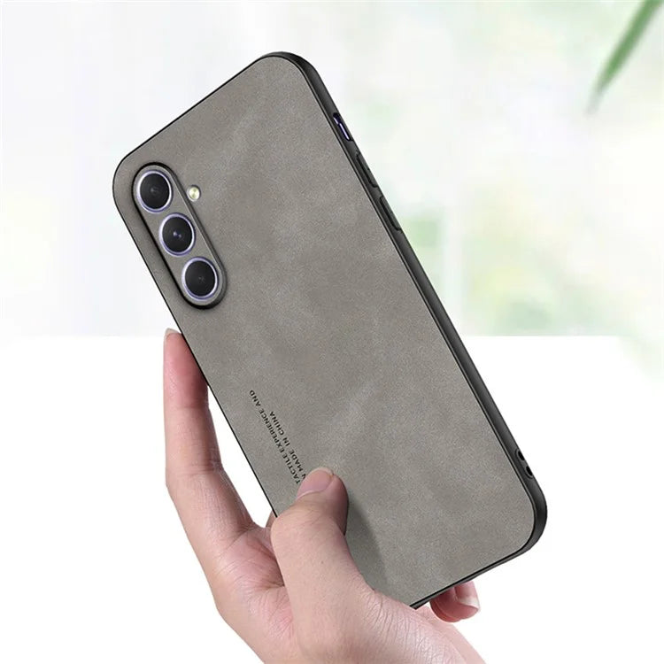 For Samsung Galaxy A14 5G / A14 4G Case TPU + PU Comfort-Grip Skin-Feel Smartphone Case