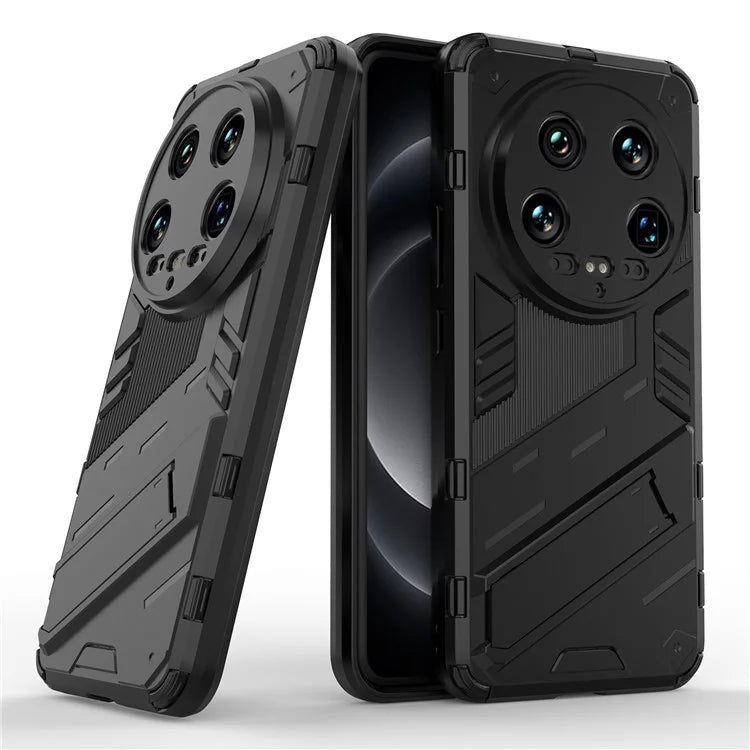 For Xiaomi 14 Ultra Case PC+TPU Dual-Layer Protective Phone Cover Built-in Kickstand