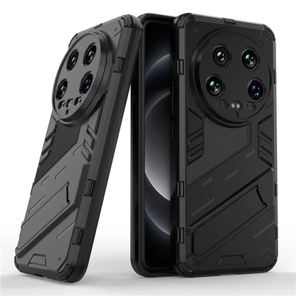 For Xiaomi 14 Ultra Case PC+TPU Dual-Layer Protective Phone Cover Built-in Kickstand