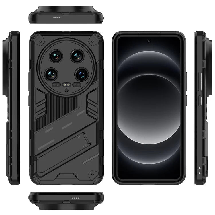 For Xiaomi 14 Ultra Case PC+TPU Dual-Layer Protective Phone Cover Built-in Kickstand
