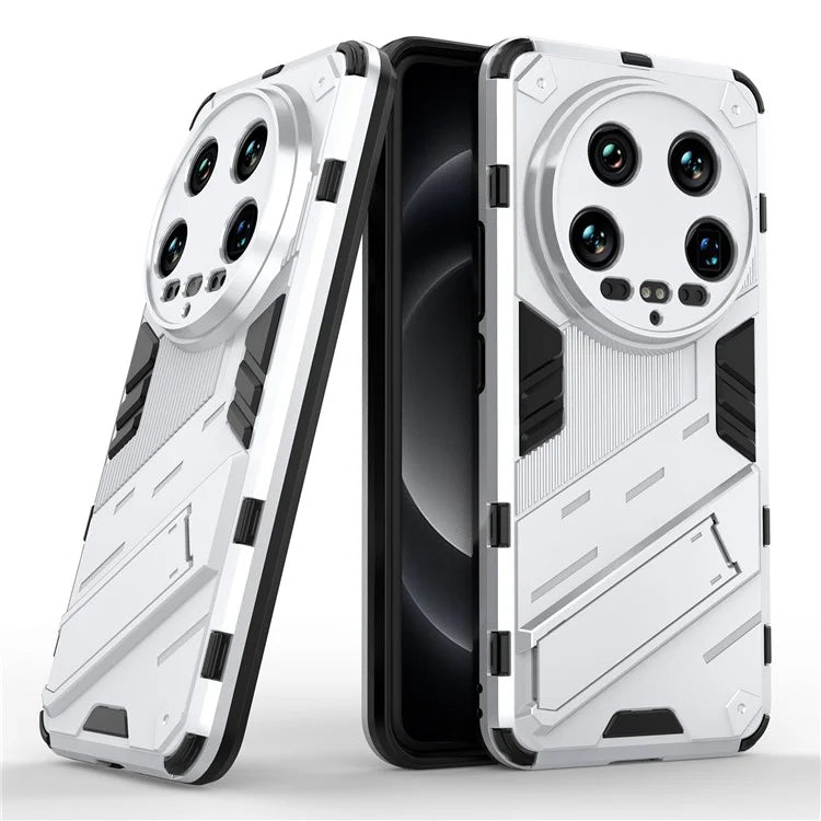 For Xiaomi 14 Ultra Case PC+TPU Dual-Layer Protective Phone Cover Built-in Kickstand